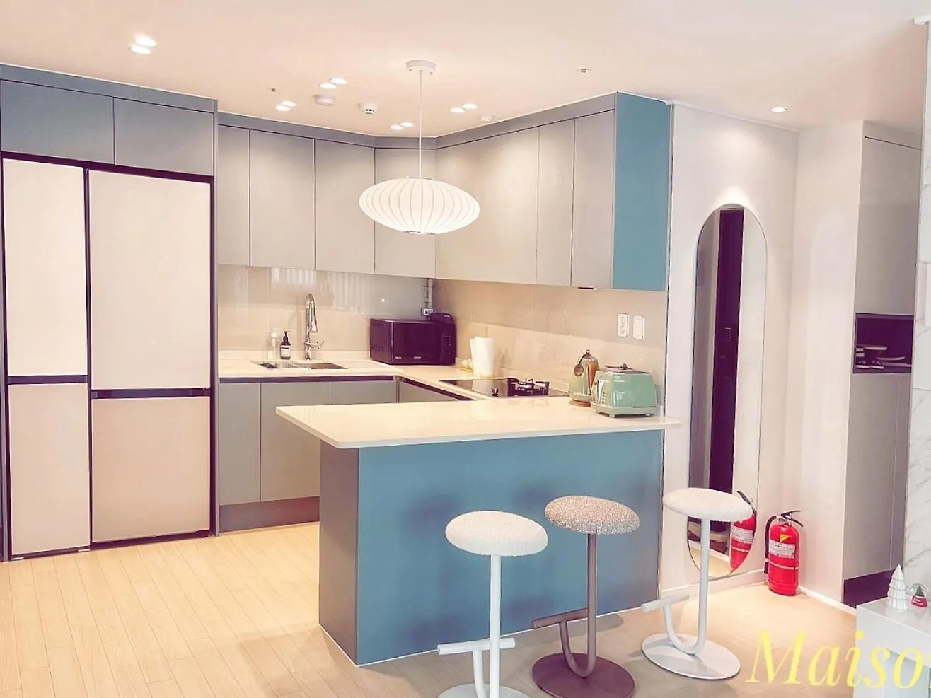 New Open Luxury#Elevator#Hongdae#Mapo#Mangwon#8Ppl Big Family 3Br 2Ba Appartement Seoel