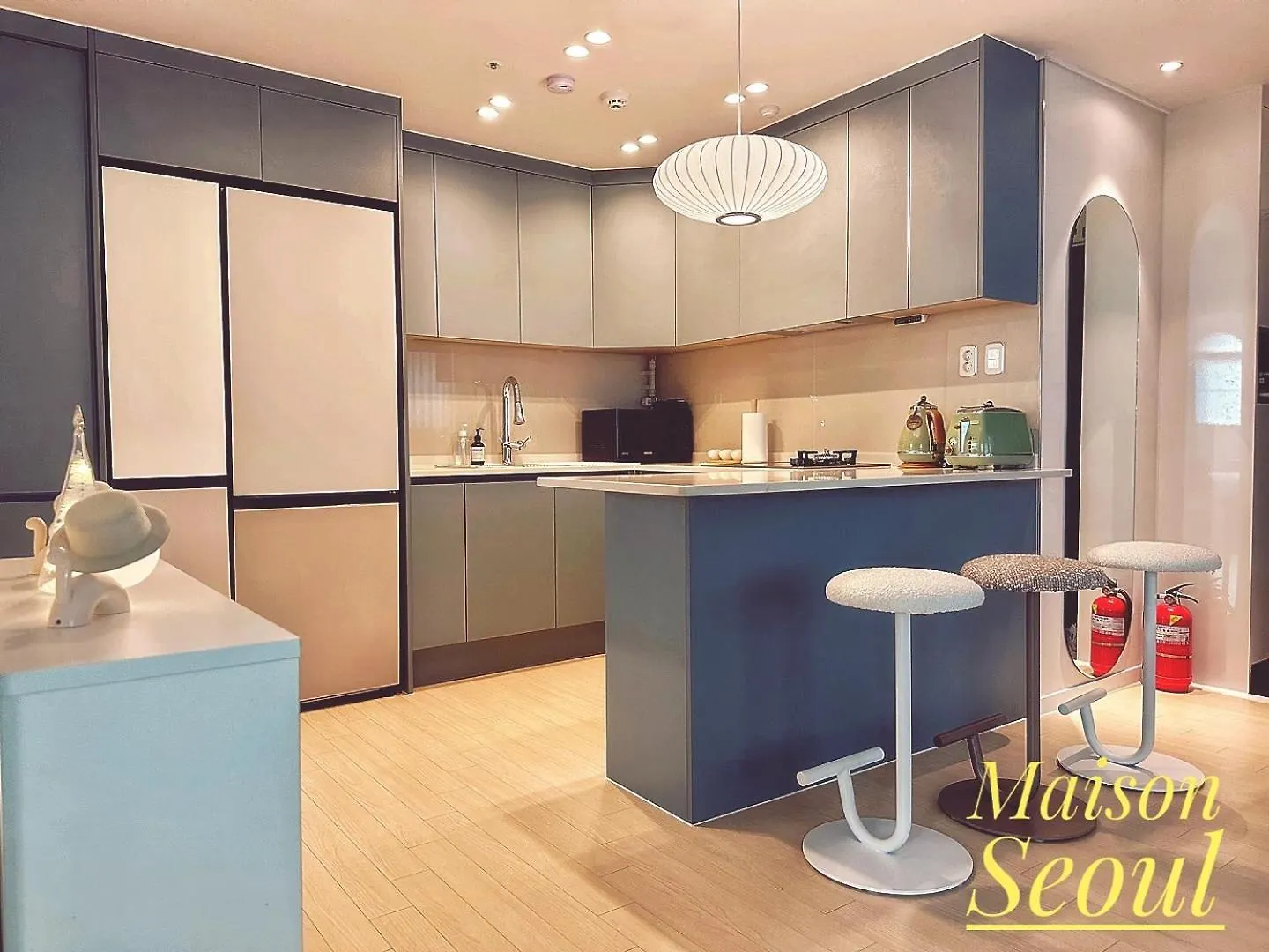 New Open Luxury#Elevator#Hongdae#Mapo#Mangwon#8Ppl Big Family 3Br 2Ba Appartement Seoel 0*,  Zuid-Korea